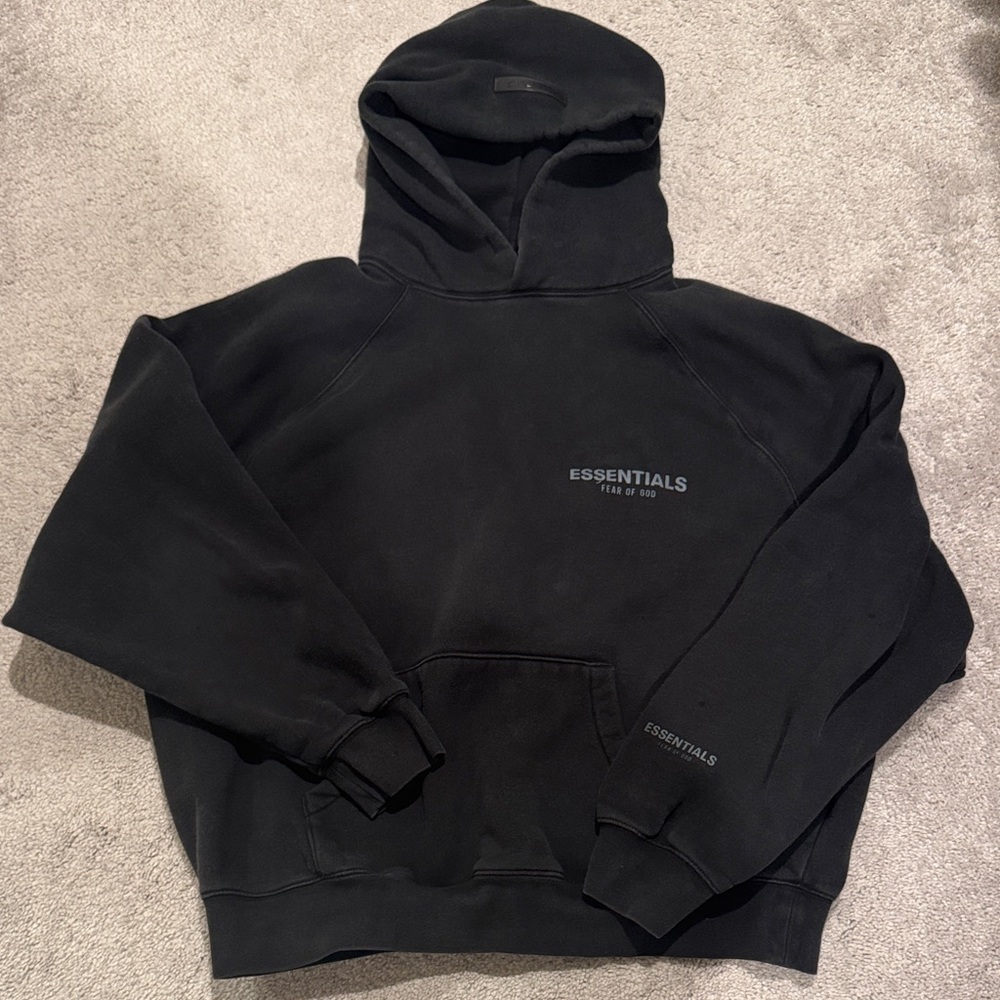Essentials Men's Hoodie in Black